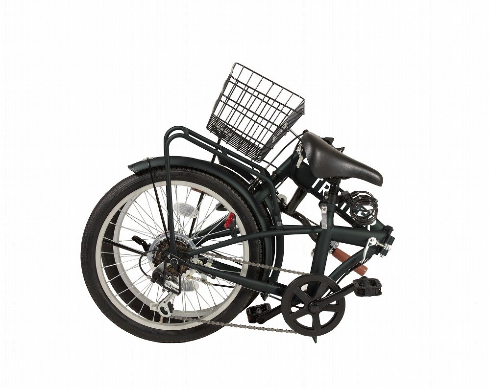 Caltierra 折りたたみ自転車 ブラック　20インチ MYPALLAS 折りたたみ自転車 20インチ 自転車 シマノ6段変速 led